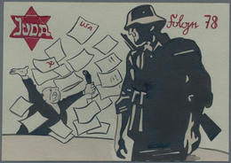 21147 Ansichtskarten: Propaganda: Antisemitismus - "JUDA - Wehrmacht Gegen Lügenpresse", "Folge 78", Zutie - Political Parties & Elections