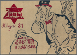 21150 Ansichtskarten: Propaganda: Antisemitismus - "JUDA - Auserwählter Gestank", "Folge 81", Zutiefst Ant - Political Parties & Elections