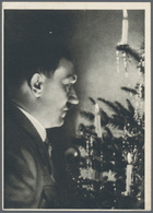 21158 Ansichtskarten: Propaganda: 1942, "Deutsche Weihnacht" Abbildung Hitler Mit Tannenbaum, VDA-Karte Au - Political Parties & Elections