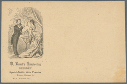 21167 Ansichtskarten: Vorläufer: 1876 Ca., "DESDEN W. Brandt's Kunstverlag", Ungebraucht Mit Leichten Haft - Unclassified