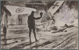 21377 Ansichtskarten: Motive / Thematics: 1. WELTKRIEG, Sammlung Von Französischen Glückwunschkarten Mit M - Autres & Non Classés