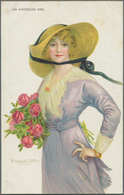 21449 Ansichtskarten: Motive / Thematics: FRAUEN / GLAMOUR / KUNST, Ca. 1900/40, Gr. Posten Mit Ca. 950 Ka - Other & Unclassified