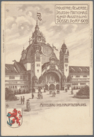 21741 Ansichtskarten: Nordrhein-Westfalen: DÜSSELDORF (alte PLZ 4000), 22 Historischen Ansichtskarten Aus - Autres & Non Classés