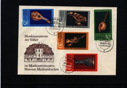 Germany DDR 1971 Music Instruments Interesting Cover - Karl Marx
