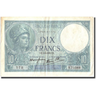 France, 10 Francs, 10 F 1916-1942 ''Minerve'', 1939, 1939-09-07, TTB - 10 F 1916-1942 ''Minerve''