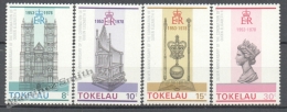 Tokelau 1978 Yvert 61-64, 25th Ann. Coronation Queen Elizabeth II - MNH - Tokelau