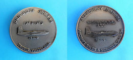 PAN ADRIA AIRLINES ( Ex Yugoslavian Small Airline ) : ALLEGHENY AIRLINES Washington D.C. USA FH 2278 - Vintage Medal RR - Sonstige & Ohne Zuordnung