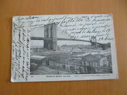 CPA USA United States Brooklyn Bridge New York 1904 - Autres & Non Classés