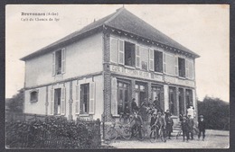 Cpa 10 Aube BREVONNES  Café Du Chemin De Fer - Andere Gemeenten