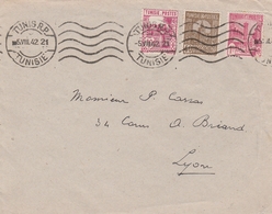 Tunisie Lettre Pour La France 1942 - Briefe U. Dokumente