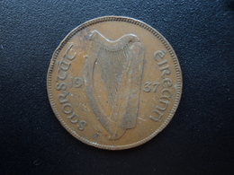 IRLANDE : 1 PENNY  1937   KM 3   TB+/TTB - Irlande