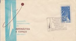 D4227- AERONAUTICS CONGRESS, ROCKET, COSMOS, SPACE, SPECIAL COVER, 1963, BRAZIL - América Del Sur