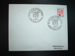 L. TP BLASON AUCH 0,05 Surch.2 F CFA OBL.24 SEPT.67 SAINT-DENIS (Reunion) PREMIER JOUR - Storia Postale