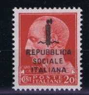 Italy:  Sa 495/A  SG 60a  Overprint Error, Postfrisch/neuf Sans Charniere /MNH/**  With Certificate B Savarese Oliva - Nuevos