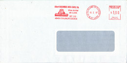 France Cover With Meter Cancel Loire 10-2-1997 - Sonstige & Ohne Zuordnung