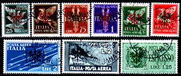 Italia-G-0065 - Lubiana: Occupazione Tedesca 1945 - P.A. + Ex.- Sassone N.1/8 + Ex 1 (o) Used - Senza Difetti Occulti. - Occup. Tedesca: Lubiana