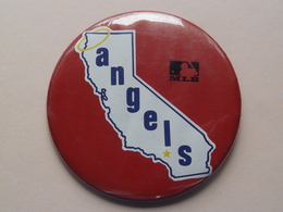 ANGELS MLB : Older Button / Pin / Speld / Epingle ( +/- 87 Mm. ) Zie Photo / Foto Voor Detail ! - Brumm