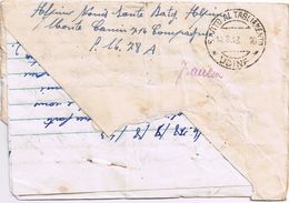 Busta Cattivo Stato Da PM 78(btg. Alpini Monte Canin ) -> S. Vito Al Tagliamento Con Lettera All' Interno - V. 14/8/1943 - Military Mail (PM)