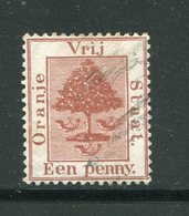 ORANGE- Y&T N°1- Oblitéré - Oranje-Freistaat (1868-1909)