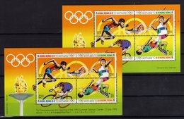 HONG KONG 1992 Olympic Games Barcelona Yv Bl 21 + 23 MNH ** - Ungebraucht