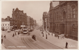 UK - Sheffield 1956 - Fargate - Tramway - Sheffield