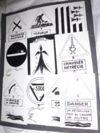 Série De 10 Cartes Postales - Bretagne Zone Hydrocarbure (pollution) Illustration Coupé 1980 - Other Illustrators