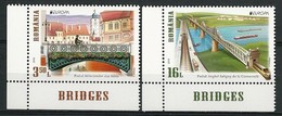 RUMANIA/ ROMANIA/ RUMÄNIEN- EUROPA 2018 - TEMA ANUAL "PUENTES.- BRIDGES - BRÜCKEN - PONTS" - SERIE De 2 V. - 2018