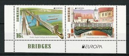 RUMANIA/ ROMANIA/ RUMÄNIEN- EUROPA 2018 - TEMA ANUAL "PUENTES.- BRIDGES - BRÜCKEN - PONTS" - SERIE De 2 V.PROCEDE BF - 2018