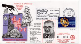1984 - Strasbourg - Conseil De L'Europe - Parlement Européen - Mr Guldo FANTI Pdt Du Groupe Communiste Et Apparenté - Europese Instellingen