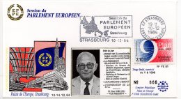 1984 - Strasbourg - Conseil De L'Europe - Parlement Européen - Mr Hans NORD Vice Président - Institutions Européennes