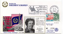 1984 - Strasbourg - Conseil De L'Europe - Parlement Européen - Mme Maria-Luisa CASSANMAGNAGO-CERRETTI Vice Présidente - Europese Instellingen