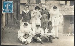 Carte Photo ONCLE (costume Marin )  Grégoire A   Vers Sa Cousine Suzanne   M   à Parc St Maur En Suisse - Carnival