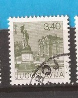 1977  1694 C  PERF-  13 1-4--12 1-2 DEFINITIVA FREIMARKE  VRANJE  JUGOSLAVIJA   USED - Monuments