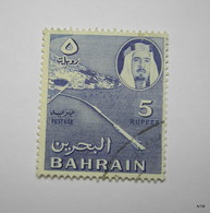 BAHRAIN 1964. Sheikh Isa Bin Salman Al-Khalifa. 2R Air Terminal, Muharraq. 5R Deep Water Harbour. SG 137-138 Used. - Bahrein (...-1965)