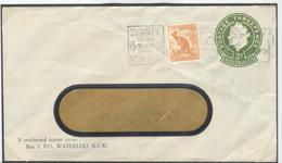 AUSTRALIA Stationery Cover With Olympic Machine Cancel Sydney 8 22 NOV 1956 Opening Day Of The Games RRR - Estate 1956: Melbourne