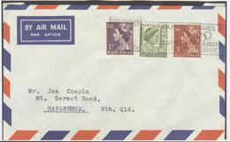 AUSTRALIA Cover With Olympic Machine Cancel Brisbane Posted Pillarbox RRR - Verano 1956: Melbourne