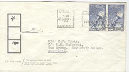 AUSTRALIA Ship Cover With Olympic Stamps And Olympic Machinecancel SYDNEY 12 N.S.W. AUST. - Sommer 1956: Melbourne