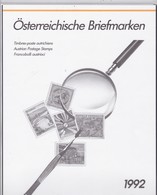 Österreich, Jahresmappe 1992, Gest. (M 112) - Ganze Jahrgänge