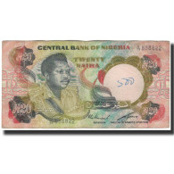Billet, Nigéria, 20 Naira, UNDATED 1973-1977, KM:18d, B+ - Nigeria