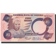 Billet, Nigéria, 5 Naira, Undated 1984-2001, KM:24c, SPL - Nigeria