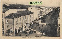 Campania-avellino Corso Vittorio Emanuele Differente Bella Animatissima Veduta Panoramica Corso Anni 30/40 - Avellino