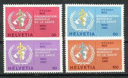 Suiza. 1975. Servicio. Organización Mundial De La Salud. - Steuermarken