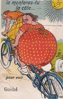 ¤¤  -  GUIDEL   -  Carte à Système  -  Tandem  -  Couple Sur Un Vélo    -  ¤¤ - Guidel