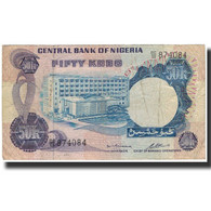 Billet, Nigéria, 50 Kobo, Undated (1973-78), KM:14b, TB - Nigeria