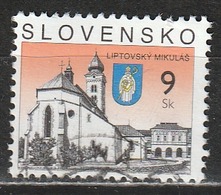 # Slovacchia 2004 - Liptovský Mikuláš - Chiese - Cattedrali - Basiliche - Cappelle | Stemmi Araldici - Used Stamps