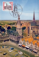 BELGIUM  POST CARD MAXIMUM VEURNE-VIELSALM    (MAGG180384-385) - 1961-1970