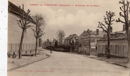 CRECY-EN-PONTHIEU AVENUE DE LA GARE - Crecy En Ponthieu