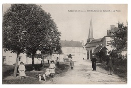 37 INDRE ET LOIRE - CLERE Entrée Route De Savigné, La Poste - Cléré-les-Pins