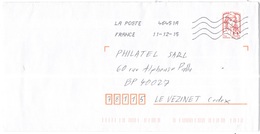 FRANCIA - France - 2015 - Lettre Prioritaire 20g Marianne De Ciappa-Kawena - Viaggiata Da 46451A Per Le Vésinet - 2013-2018 Marianne Of Ciappa-Kawena