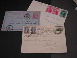GR  3 Alte Belege Karten Auch Corfu Und Creta - Postal Stationery